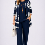 NAVY BLUE THREE-PIECE SET
