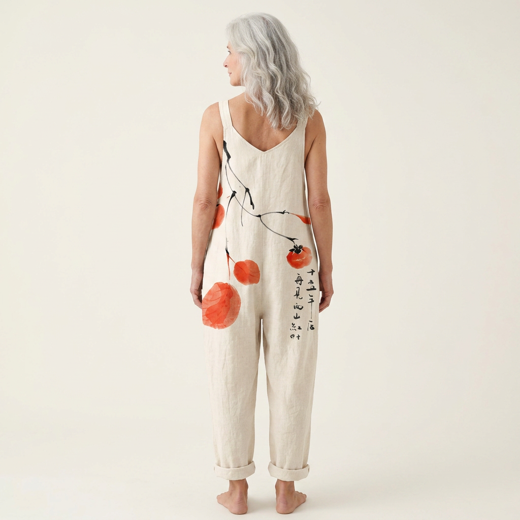 GREY PRINTED COMFORT JUMPSUIT 2