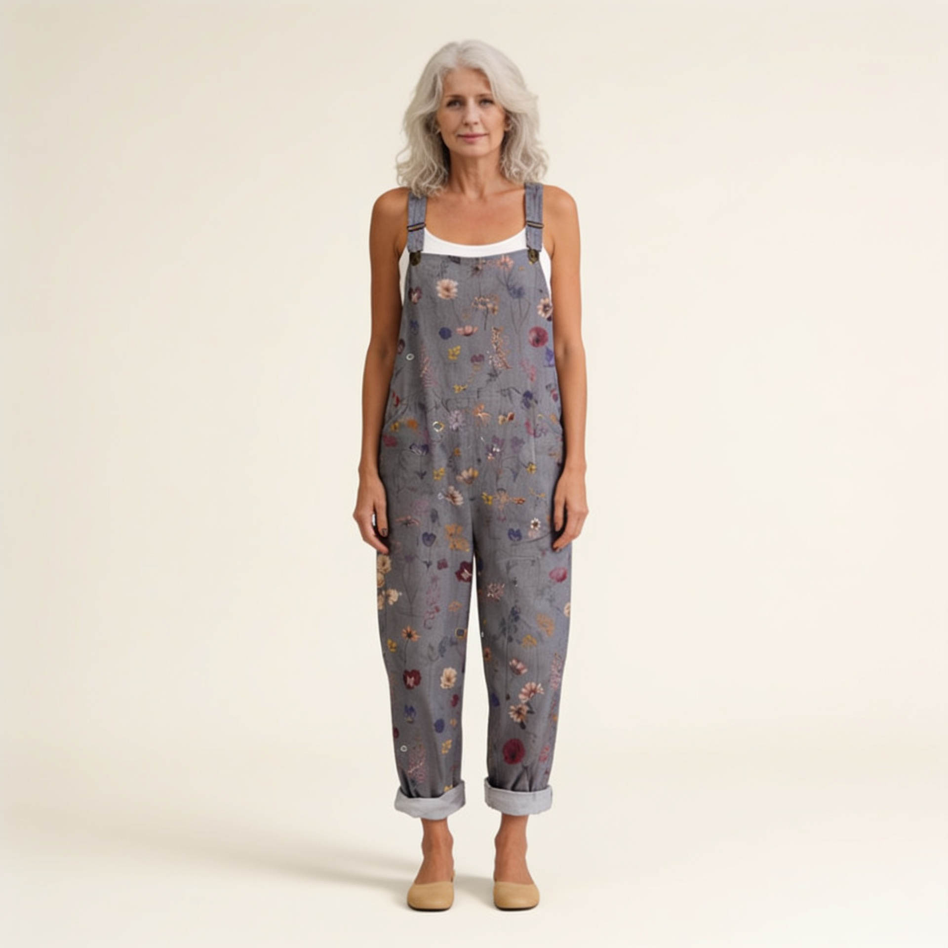 PRINTED COMFORT JUMPSUIT 36