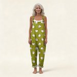 GREEN PRINTED COMFORT JUMPSUIT