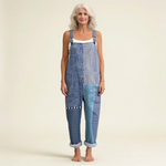 BLUE PRINTED COMFORT JUMPSUIT
