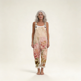 BEIGE PRINTED COMFORT JUMPSUIT