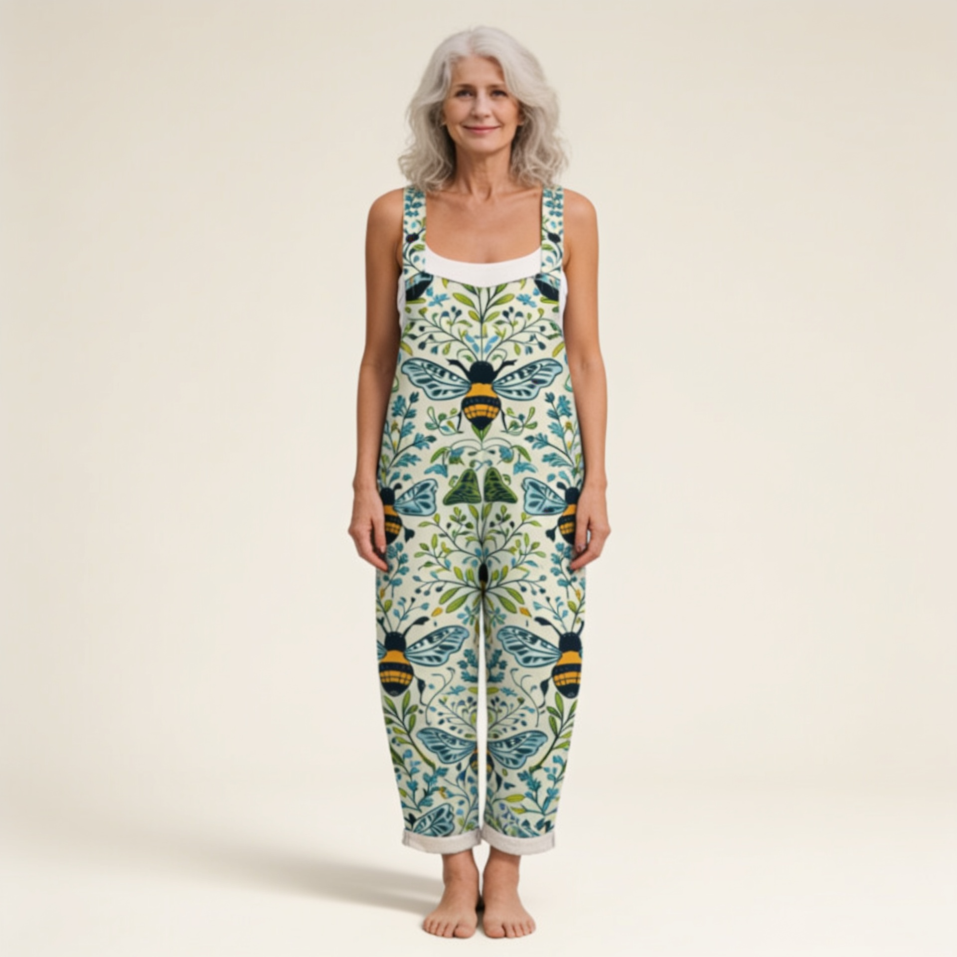 PRINTED COMFORT JUMPSUIT 6