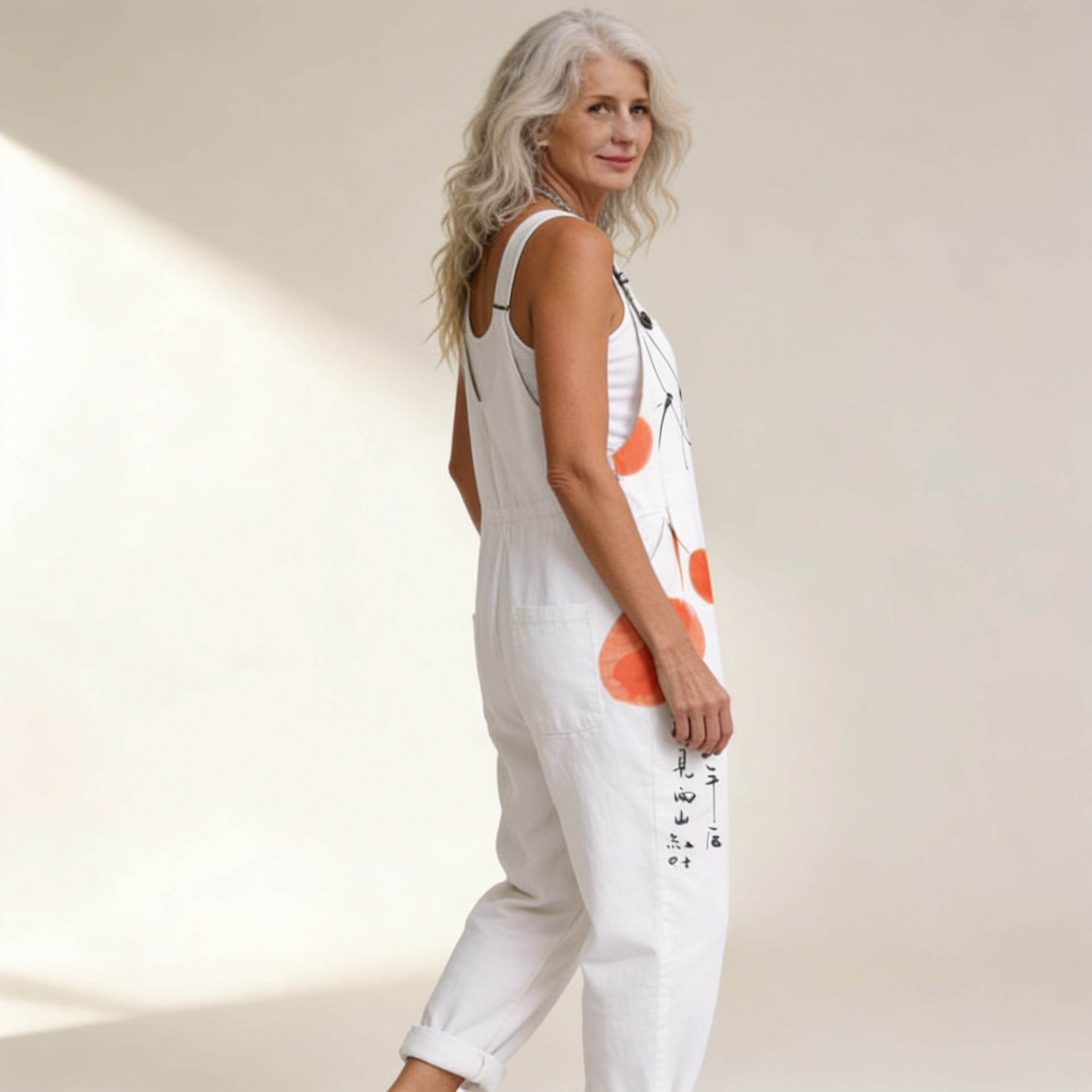 GREY PRINTED COMFORT JUMPSUIT 2