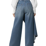 Jeans de Mujer de Cintura Alta, Corte Relajado y Pierna Ancha