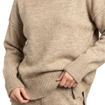 Jean Knit Turtleneck Sweater and Pants Set