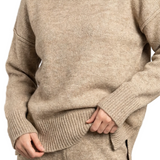 Jean Knit Turtleneck Sweater and Pants Set