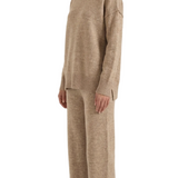 Jean Knit Turtleneck Sweater and Pants Set