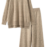 Jean Knit Turtleneck Sweater and Pants Set