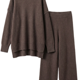 Jean Knit Turtleneck Sweater and Pants Set