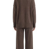 Jean Knit Turtleneck Sweater and Pants Set