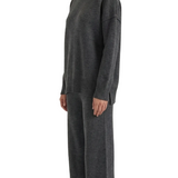 Jean Knit Turtleneck Sweater and Pants Set