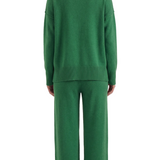 Jean Knit Turtleneck Sweater and Pants Set