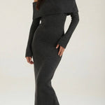 Quinlan Maxi Off-Shoulder Bodycon Dress