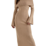 Quinlan Maxi Off-Shoulder Bodycon Dress