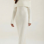 Quinlan Maxi Off-Shoulder Bodycon Dress