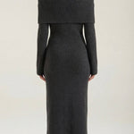 Quinlan Maxi Off-Shoulder Bodycon Dress