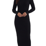 Sheila Ribbed Bodycon Midi Dress