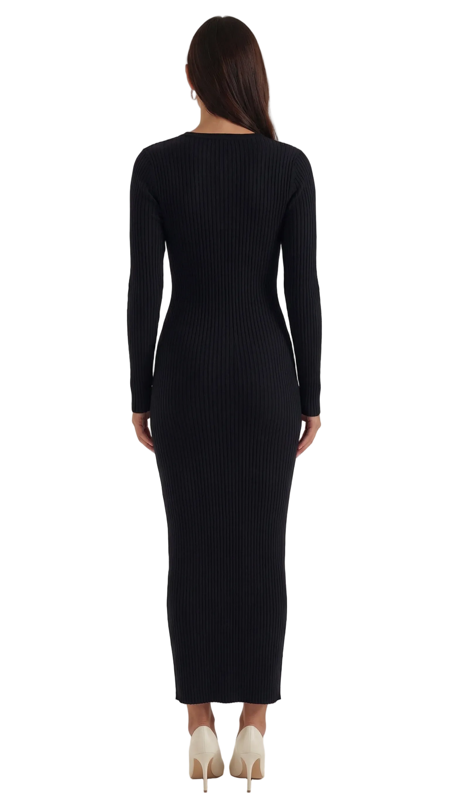 Sheila Ribbed Bodycon Midi Dress