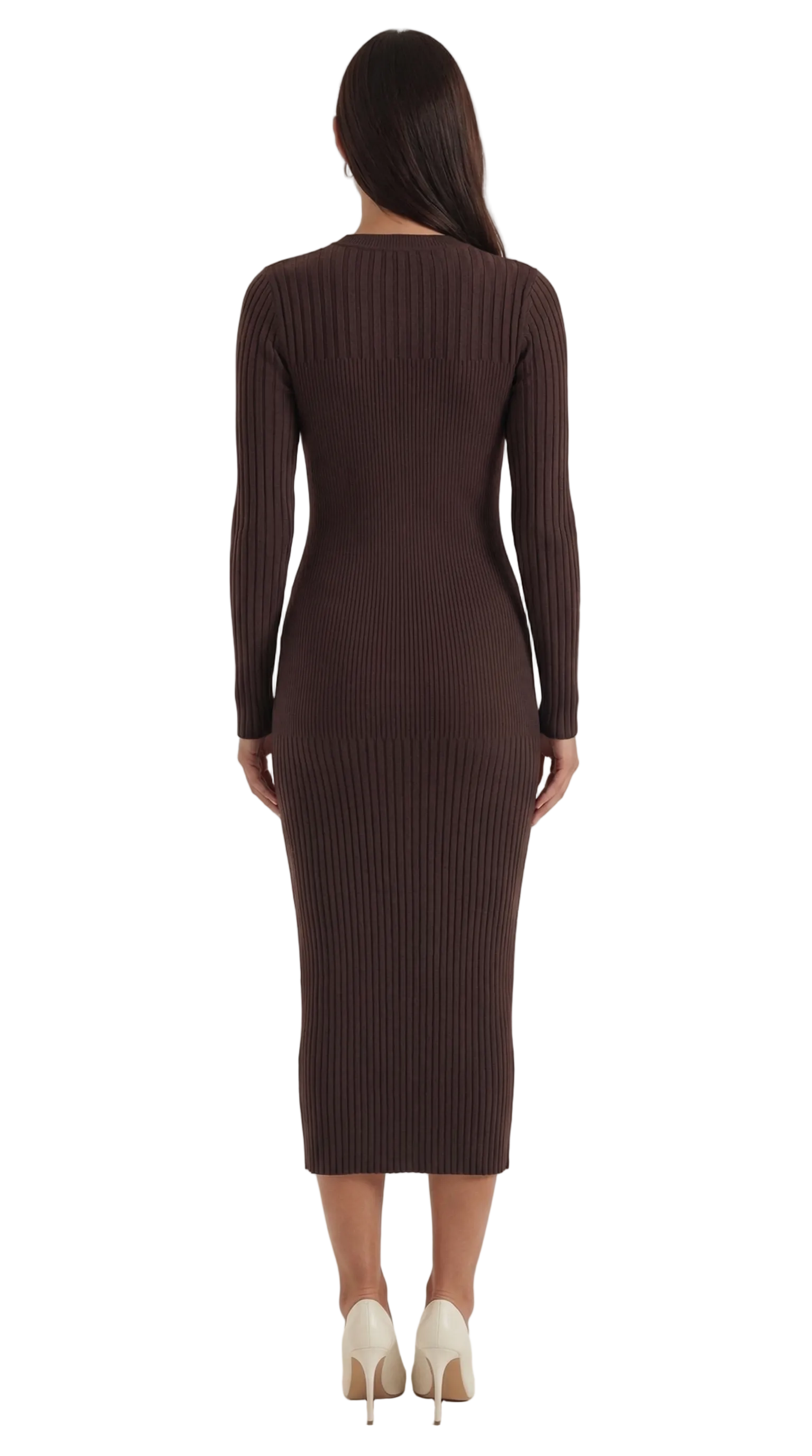 Sheila Ribbed Bodycon Midi Dress