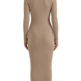Sheila Ribbed Bodycon Midi Dress