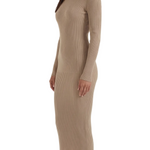Sheila Ribbed Bodycon Midi Dress
