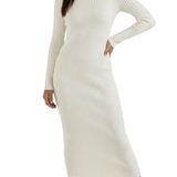 Sheila Ribbed Bodycon Midi Dress