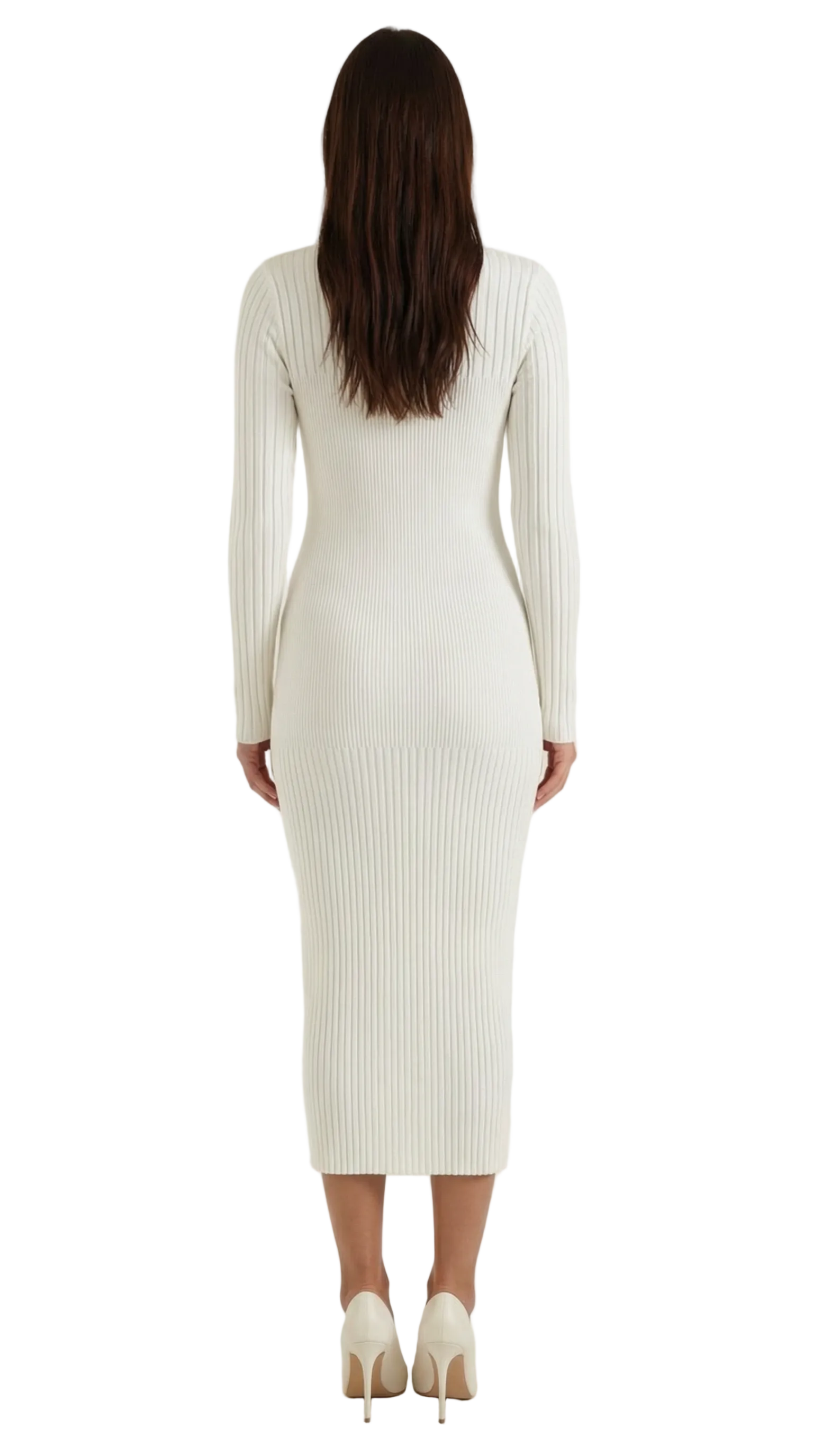 Sheila Ribbed Bodycon Midi Dress