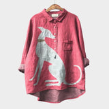 DOG PRINT BLOUSE 2