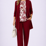 WHITE & RED THREE-PIECE SET