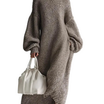 Oversized Knit Maxi Sweater Dress – Cosy Elegance