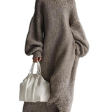 Oversized Knit Maxi Sweater Dress – Cosy Elegance