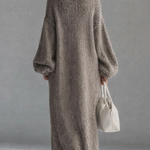 VALERIA – Oversized Knit Maxi Sweater Dress