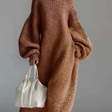 VALERIA – Oversized Knit Maxi Sweater Dress