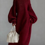 VALERIA – Oversized Knit Maxi Sweater Dress
