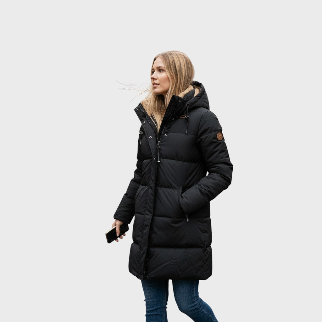Saskia | Quilted Winter Coat with Fleece Lining